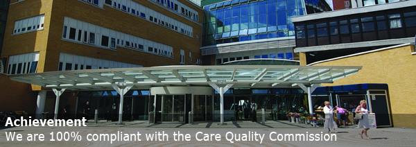 Hospital front entrance